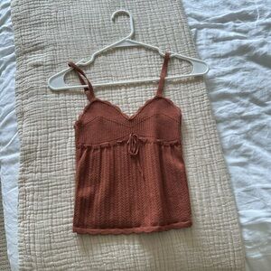 Wilfred Terracotta Knit Camisole
